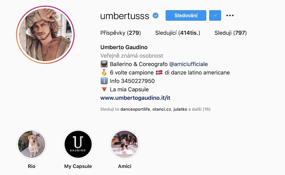 Umberto Gaudino Instagram 2.